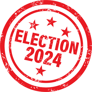 Election 2024 Stamp